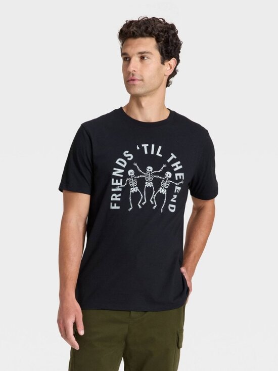 Goodfellow & Co Other - Friends 'Til The End Short Sleeve Graphic T-Shirt - Goodfellow & Co™ Skeleton L